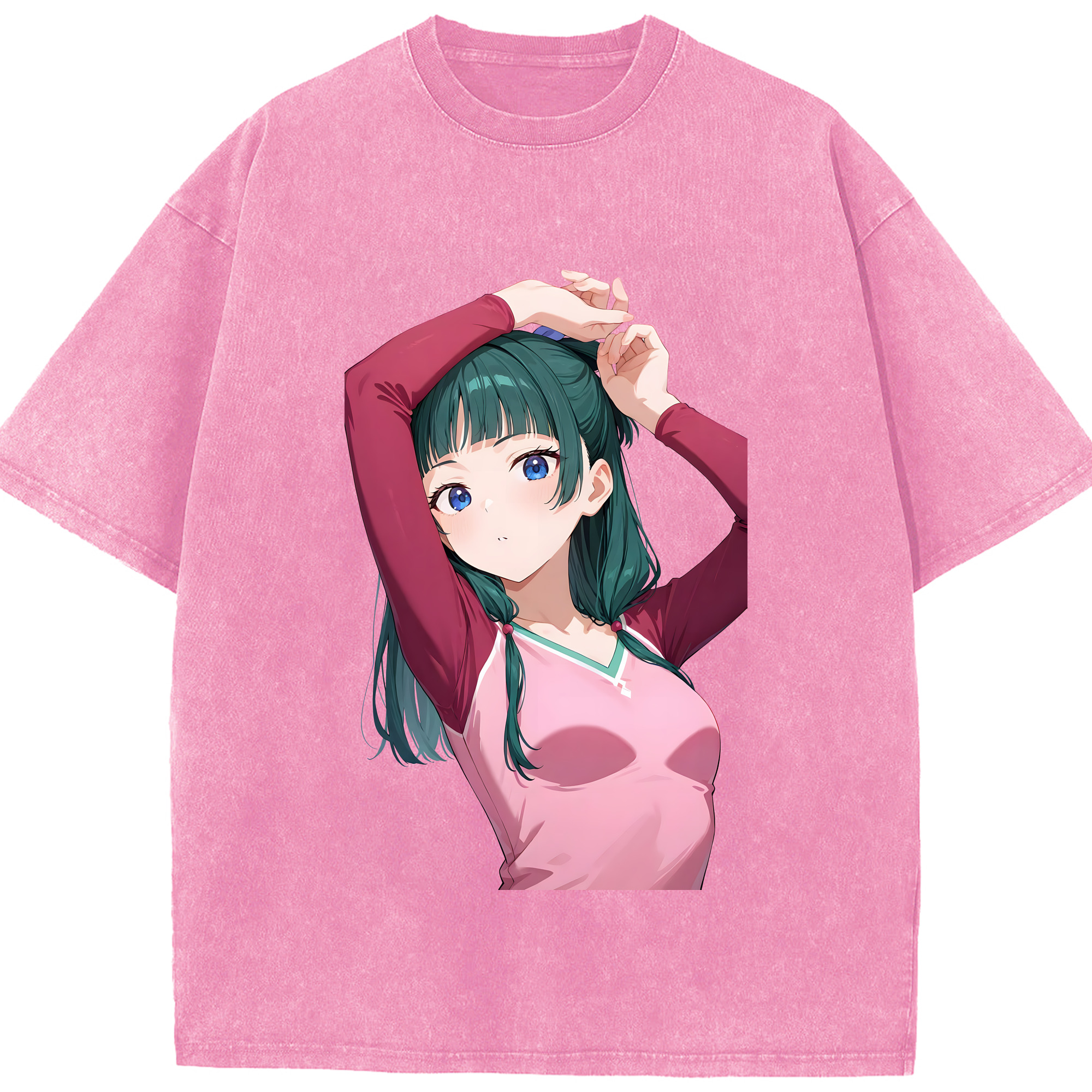 （画像用） 薬屋のひとりごと The Apothecary Diaries 綿100% ヴィンテージ風 半袖Tシャツ（フロントプリント）
